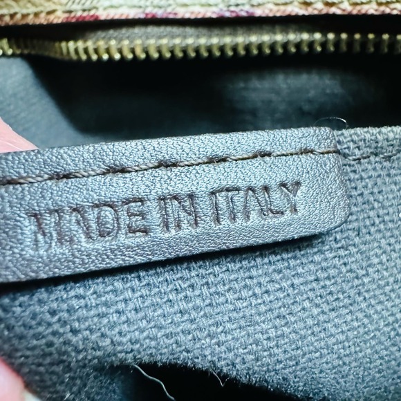 Burberry Regent Haymarket Check Tote Bag Made in Italy - Picture 12 of 16